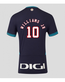 Billige Fotballdrakt Athletic Bilbao Nico Williams #10 Replika Bortedrakt 2025-26 Kortermet Billige Fotballdrakt Athletic Bilbao Nico Williams #10 Replika Bortedrakt 2025-26 Kortermet